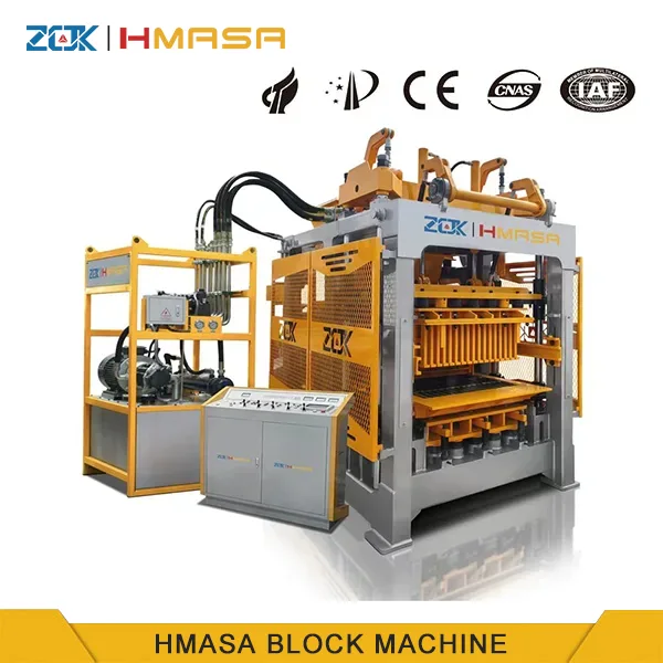 Machine voor het maken van cementstenen